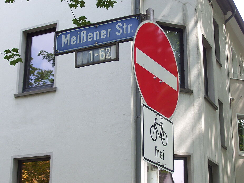 Fahrradverkehr Knappenberg Meissener Str Fahrradverkehr Knappenberg Meissener Str
