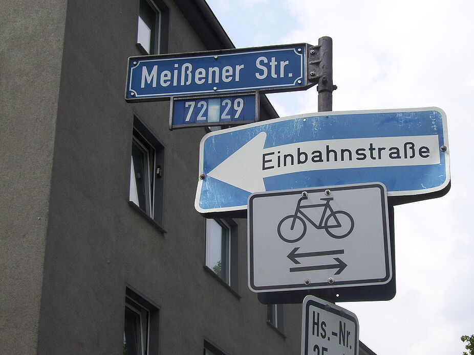 Fahrradverkehr Knappenberg Meissener Str Fahrradverkehr Knappenberg Meissener Str